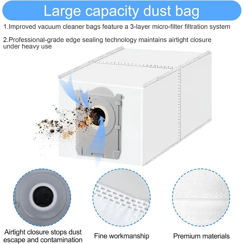 Accessories Kit Replacement Parts For Ecovacs Deebot T50 Max Pro Omni Robot Vacuum Cleaner