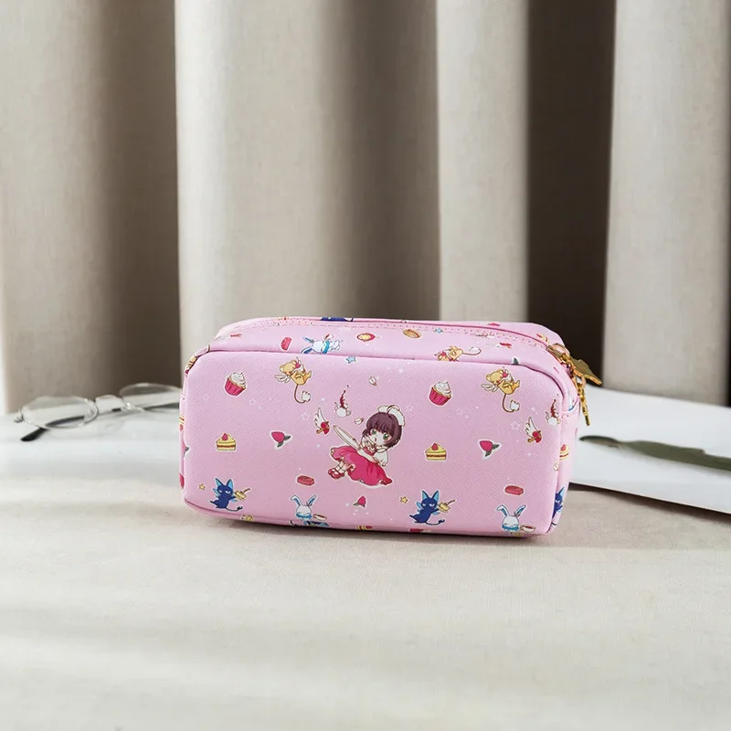 Anime Card Captor Sakura Pencil Case School Student Cosplay Pen Bag Stationery Make Up Bag Handbag