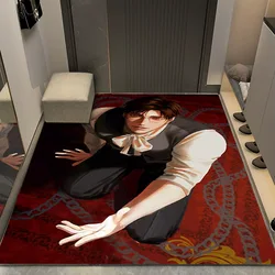 Cartoon Anime Carpets for Living Room Bedroom Bedside Soft Area Rug Anti-slip Large Size Balcony Floor Mat Indoor Decoration