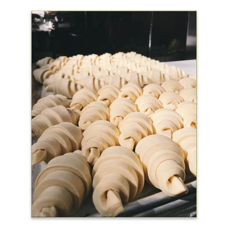 Frozen Croissant Production Line Frozen Croissant Making Machine Automatic Frozen  Dough Laminator Production Line customize