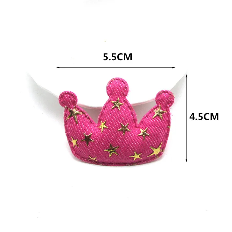 32Pcs Denim di bollo in oro Star Cuore Del Mouse testa Forma di Corona Appliques per i bambini artigianato s \'Cappello di Capelli Decor Ornament