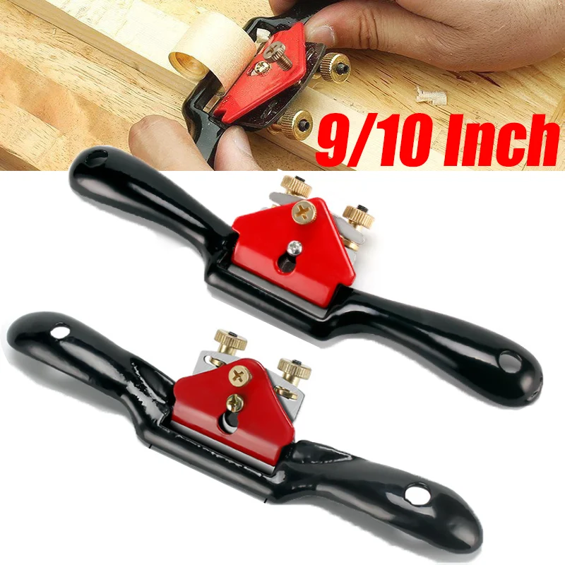 9/10 inch Adjustable Double Wire Hand Planer Straight Edge Trimming Woodworking Tool for Household DIY Wood Planing Spoke Shave
