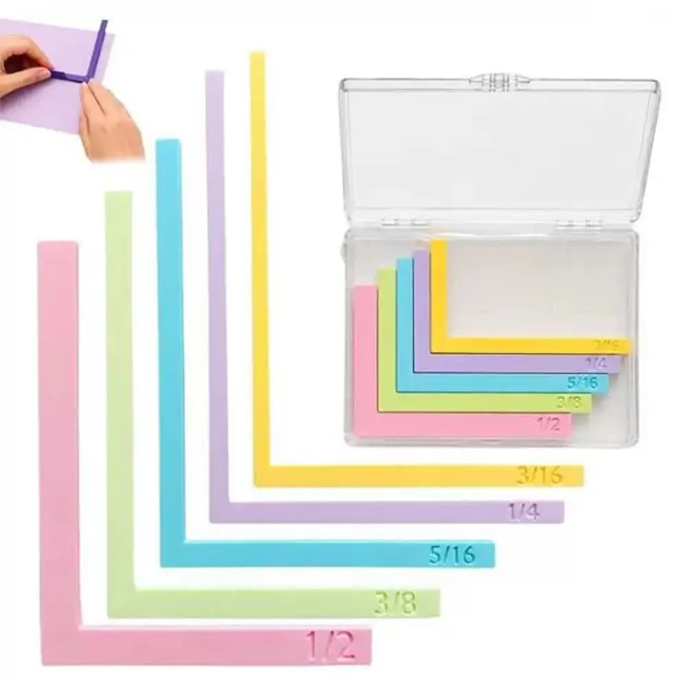 Card Making Alignment Guide Set With Tray Perfect Layering Alignment Durable Accurate Rail Painting Color Cardboard Drawing Tool