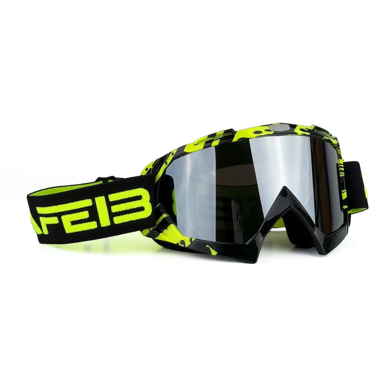 Motorcycle Riding Goggles Dust‑Resistant Eyewear, UV Protection Motocross Dirt Bike Enduro Glasses Helmet‑Friendly
