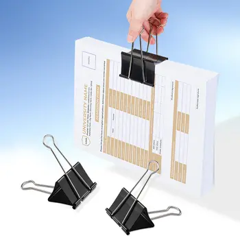 金屬文件夾夾,多種尺寸,文件分類尾夾,穩固的迴紋針,適用於商務辦公、學校和家庭用品 10 最佳銷售 小工具辦公室 - №9