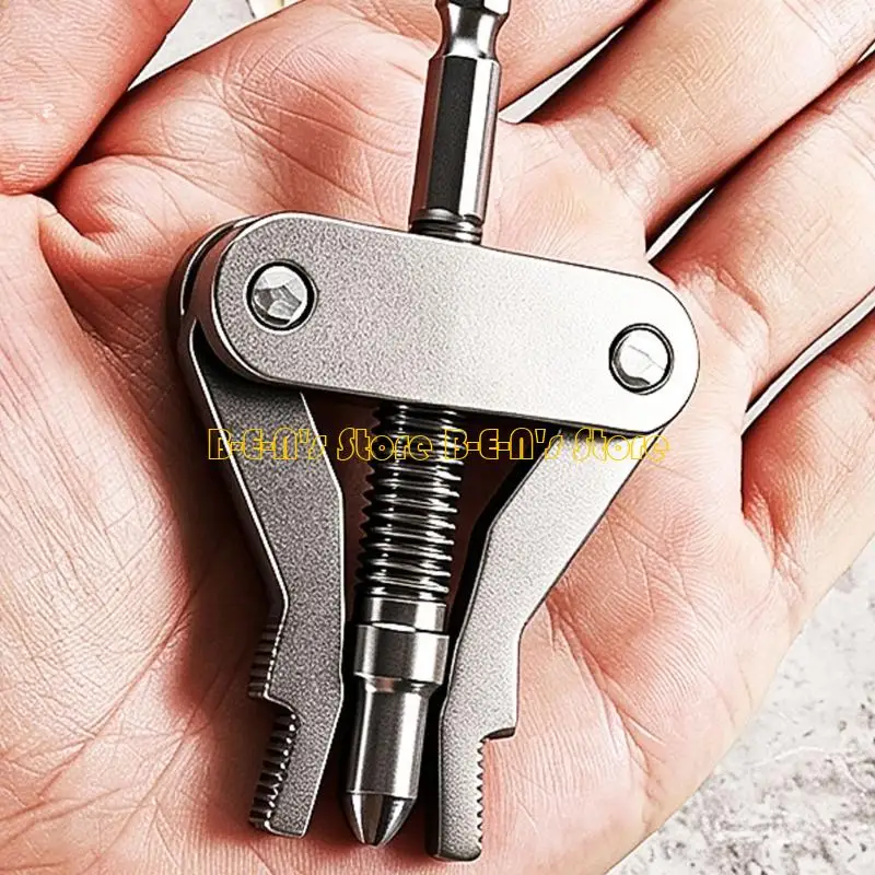 Y1AD Small 8.5 Removal Tool for Broken Pipe Thread Work, Metal Drill Ready Design With Drill Drive End for Plumbing Repair Tasks