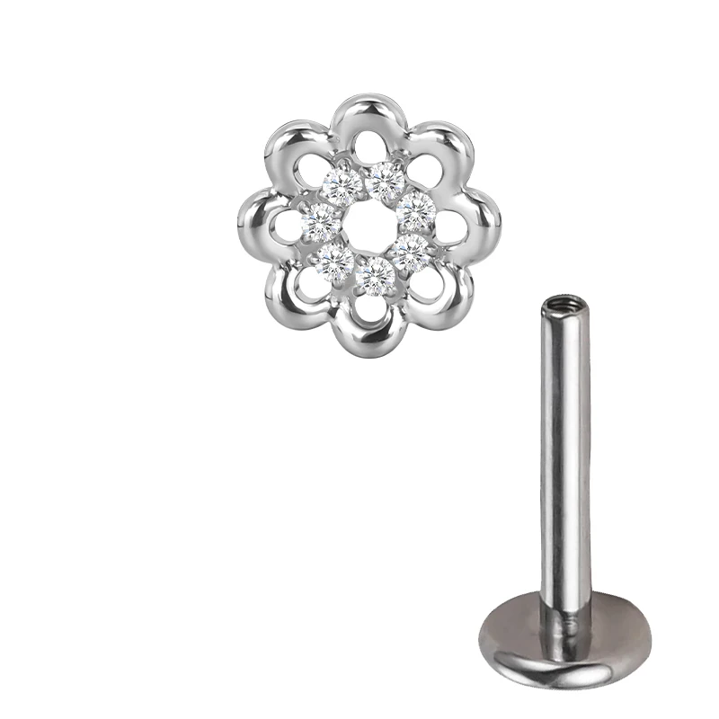 ASTM F136 Titanium Airplane Stud Earrings