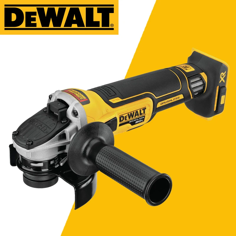 Dewalt-rebarbadora Original sem Fio Máquina de Corte Recarregável sem Escovas Polidora Portátil Ferramentas Elétricas Dcg405n 20v 100 mm