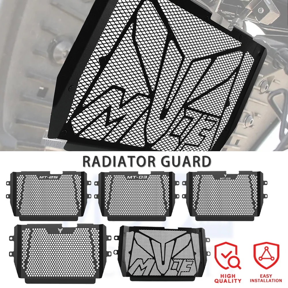 

Motorcycle Accessories Aluminum Radiator Grille Grill Guard Cover Protector For YAMAHA MT-03/MT-25 MT03 MT 03/25 2021 2022 2023