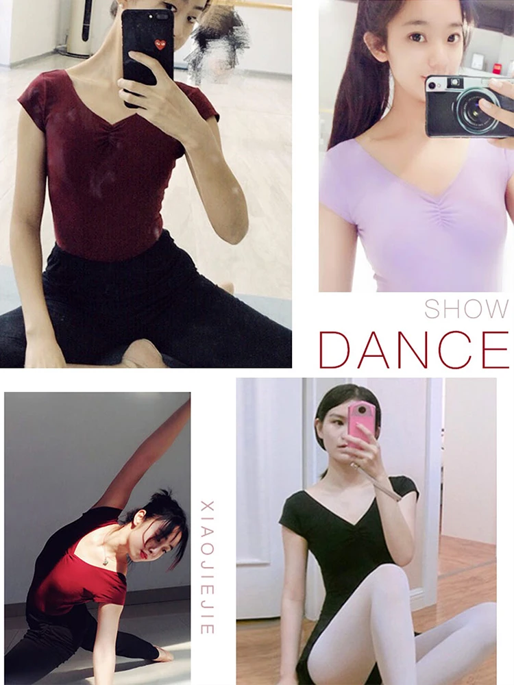 Ballet Dance Leotard Adult High Quality Green Ballet Leotard Daily Practice Team Gymnastics Dancing Bodysuit Women