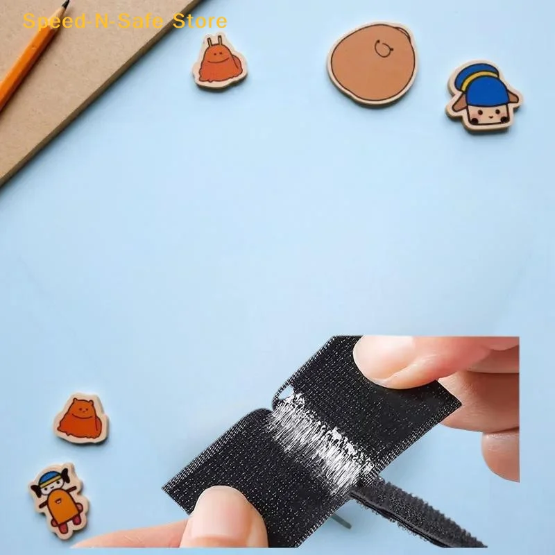 

30Pcs Tape Super Strong Adhesive Strap Scratch Sticker Strip Attaches Cable Organizer DIY Carpet Fasteners Auto