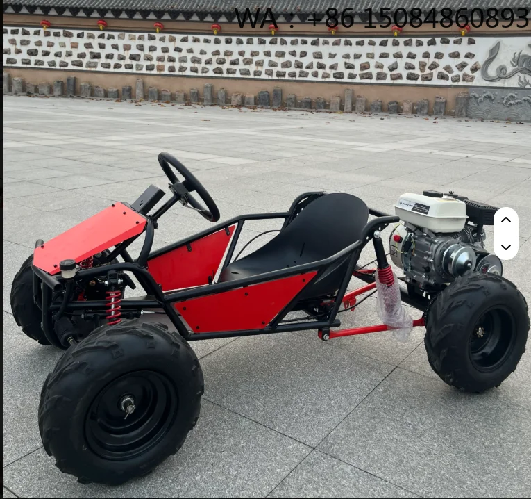 Hot sale drift go kart customized steering wheel racing kart, 212cc four stroke core differential dual disc brake outdoor fun al