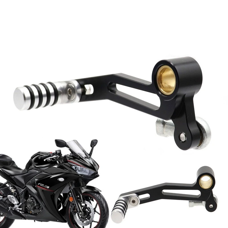 Shifter Pedal Gear Shift Lever New Fit For YAMAHA MT03 MT25 YZF R3 R25 15-24 MT03Motorcycle Accessories Adjustable Left Foot Peg view 2