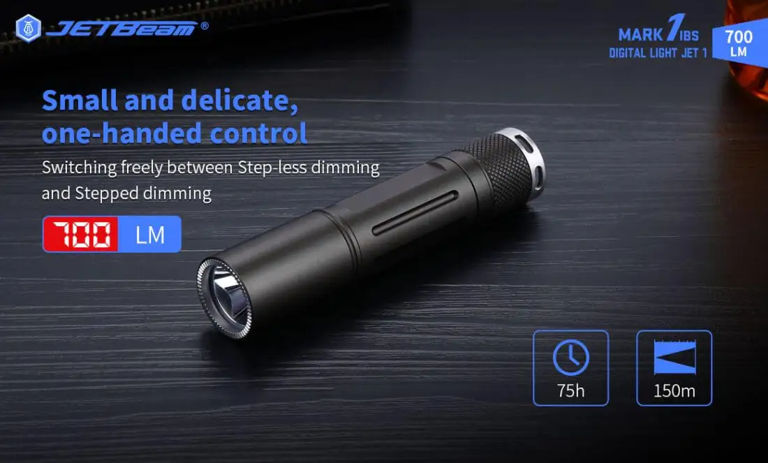 Jetbeam JET-MARK 1IBS 700LM EDC Flashlight