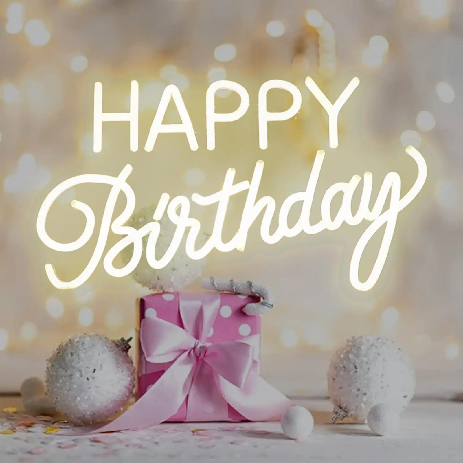 LED Letter Light Sign Night Lamp USB Powered Reusable for Birthday