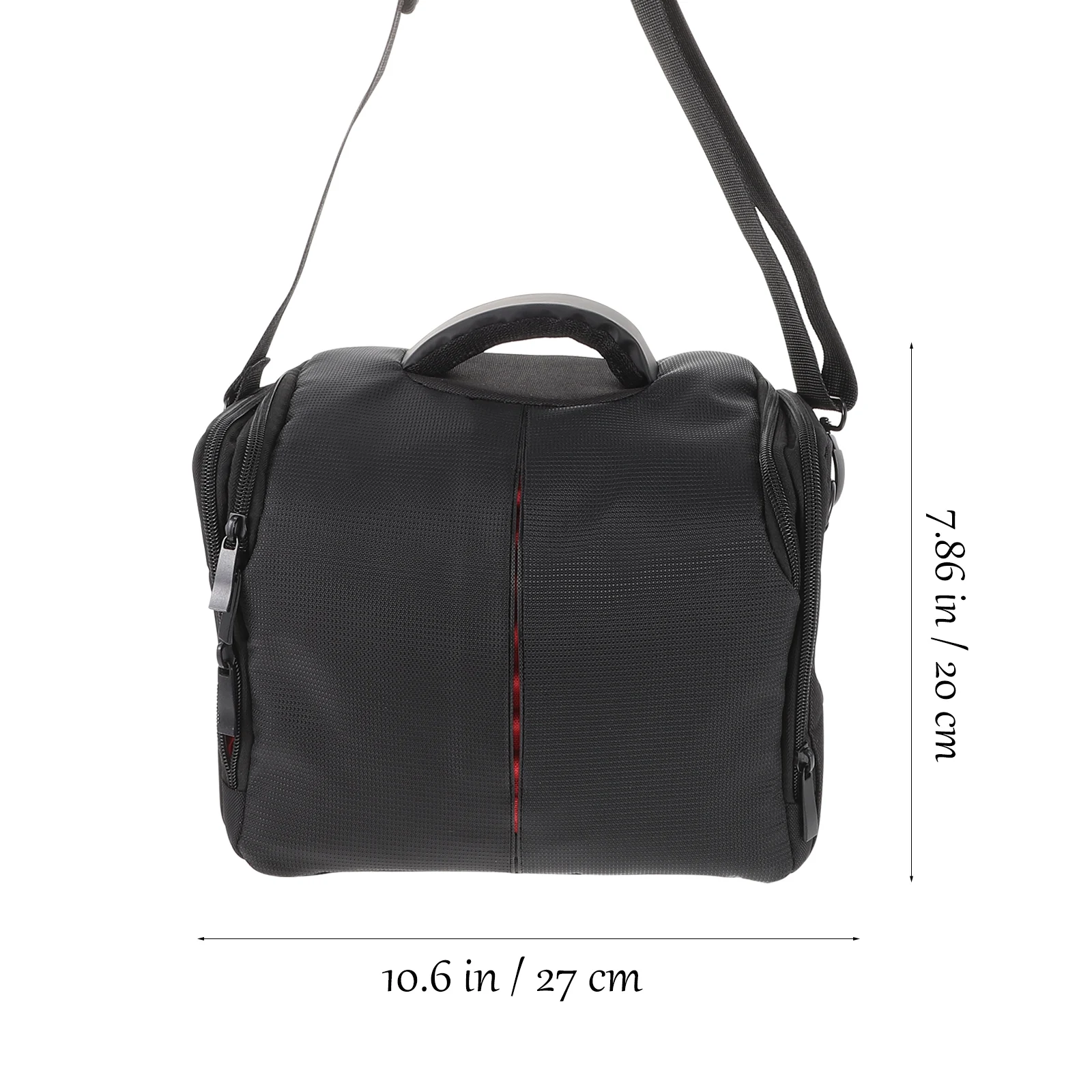 

Dslr Camera Bag Waterproof Padded Gadget Bag Multiple Pockets Shoulder Strap Rain Cover Protection Camera Pouch