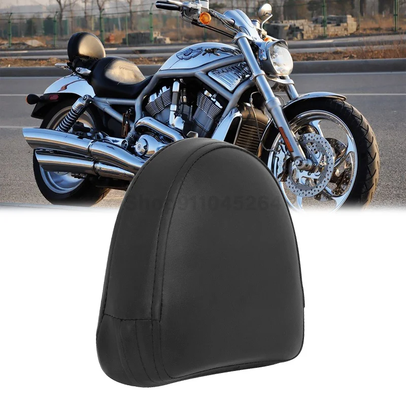 

Motorcycle Black Backrest Pad Seat Sissy Bar Motocross Accessories For Honda Yamaha Suzuki Kawasaki Harley Sportster Bobber