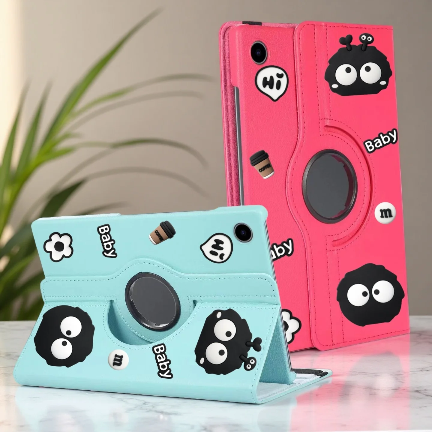 

Чехол для Lenovo Tab M10 Plus 3-го поколения/чехол для Lenovo Xiaoxin Pad 10.6 дюймов (TB-125FU/TB-128FU) с 3D-рисунком в виде угольных шариков, детский чехол для планшета, сделай сам