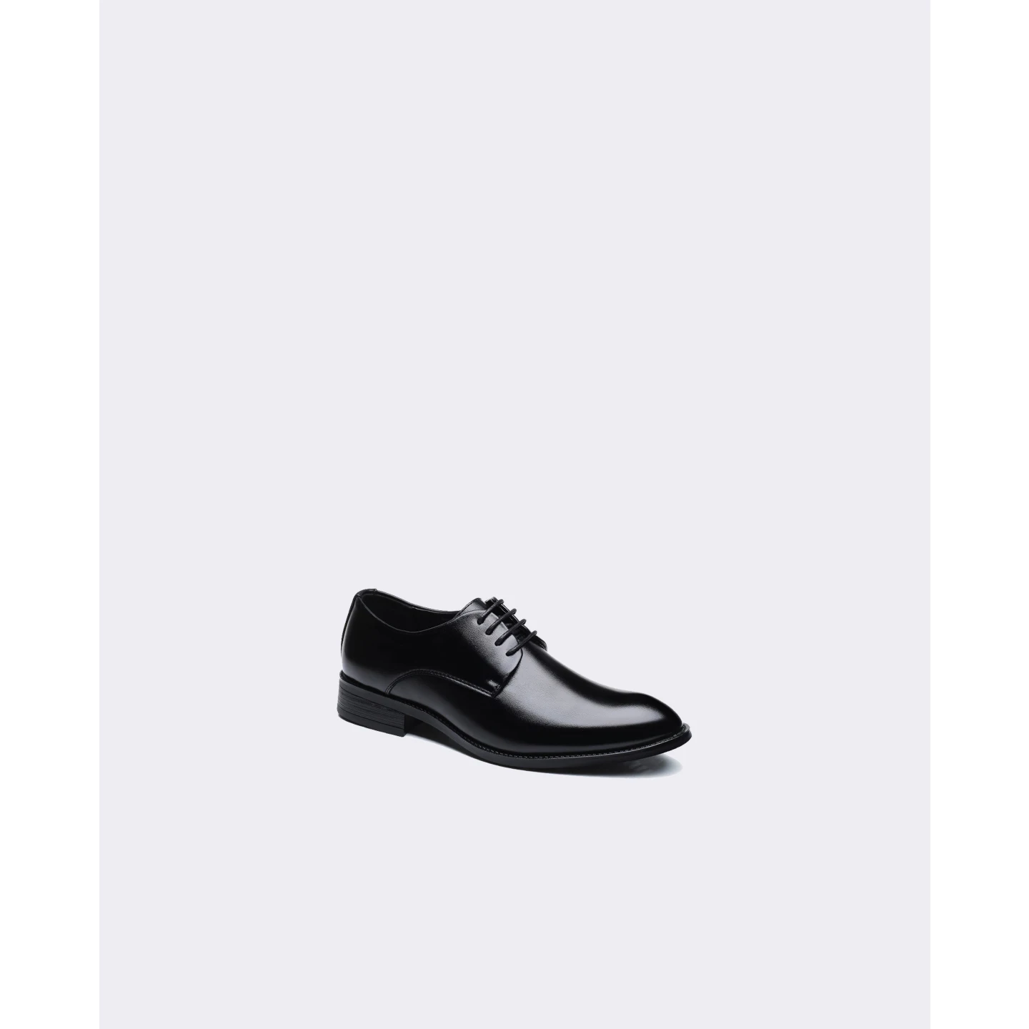 

Black Business Formal Pointed Toe Low Heel Men's Shoes Fashionable Leather Oxfords Suitable for Spring Autumn Seasons