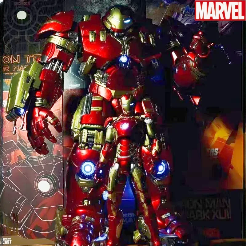 

Marvel Iron Man30cm The Avengers Comicave Mk44 Hulkbuster Collection Anime Action Figures Alloy Model For Baby Gift Toy