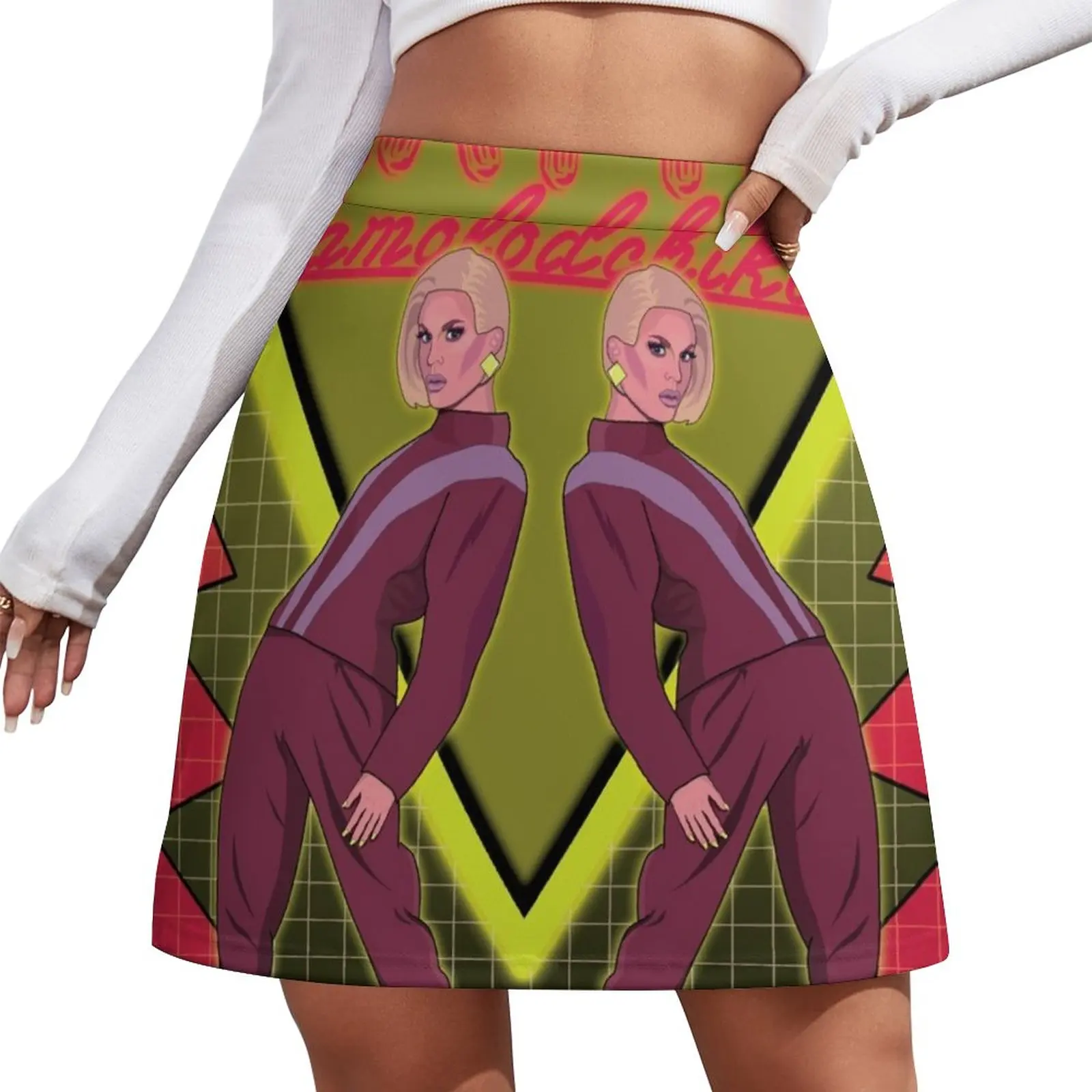 Katya Zamolodchikova - Pants on the runway Mini Skirt korean women's clothes kawaii skirt Women's skirts