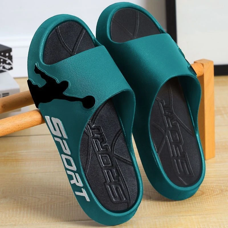 Fashionable Basketball Slippers Children Boys Slippers Bathroom Beach Slippers Home Anti-Slip Slippers