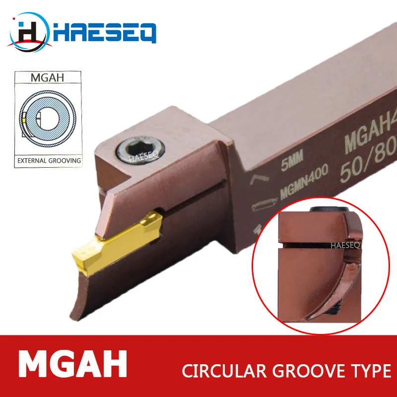 MGAH MGAH320 MGAH325 MGAH425 MGAH420 External End Face Reverse Grooving Tool Groove Turning Cutter Bar for CNC Mechanical Lathe