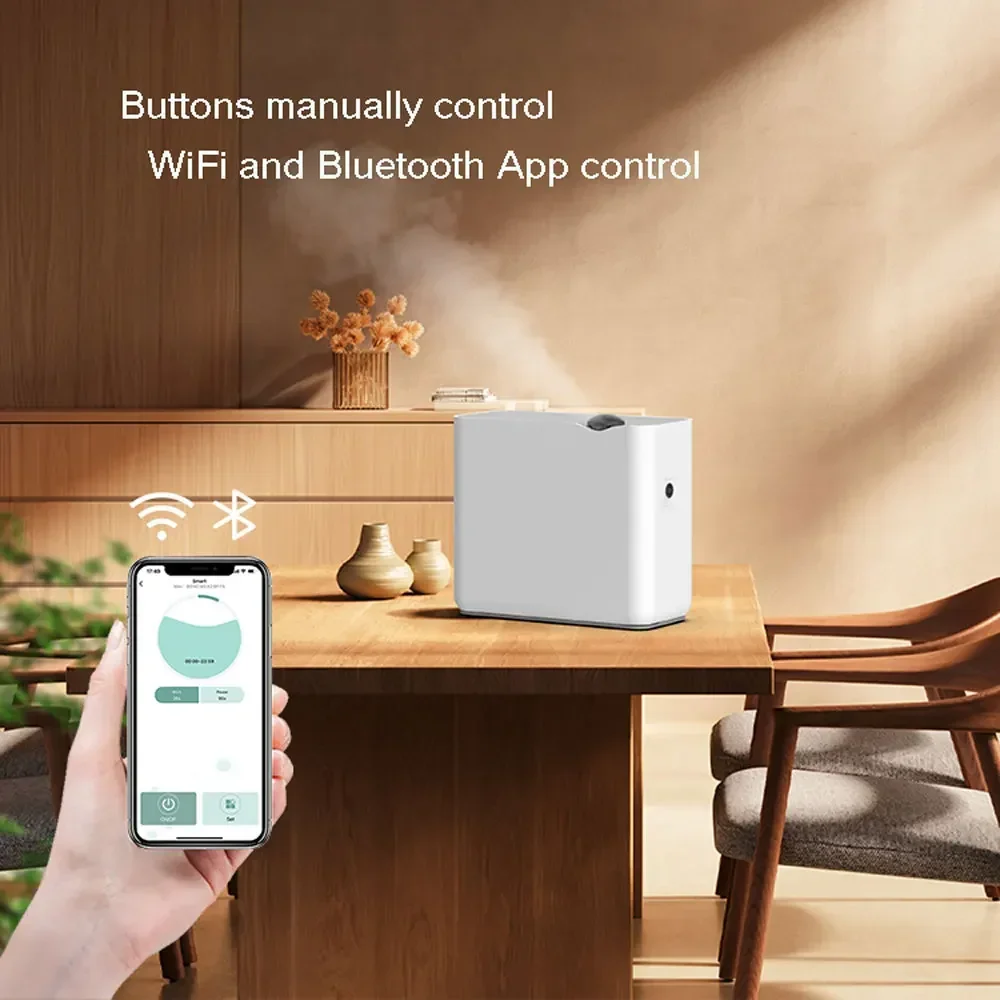 Hotel Commercial Diffuser For Essential Oils Large Room Aromatherapy Machine Wifi Bluetooth Electric Fragrance Oil Diffuser