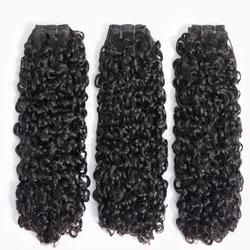 Bundles brésiliens de petites spirales de cheveux humains bouclés, cheveux crépus non transformés, boucles Pixie, tissage uniquement, extension de cheveux vierges, 10A, 255.3B