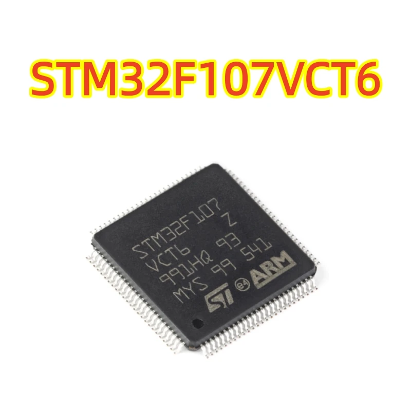 Original genuine STM32F107VCT6 LQFP-100 ARM Cortex-M3 32-bit microcontroller MCU, 100% brand new chip