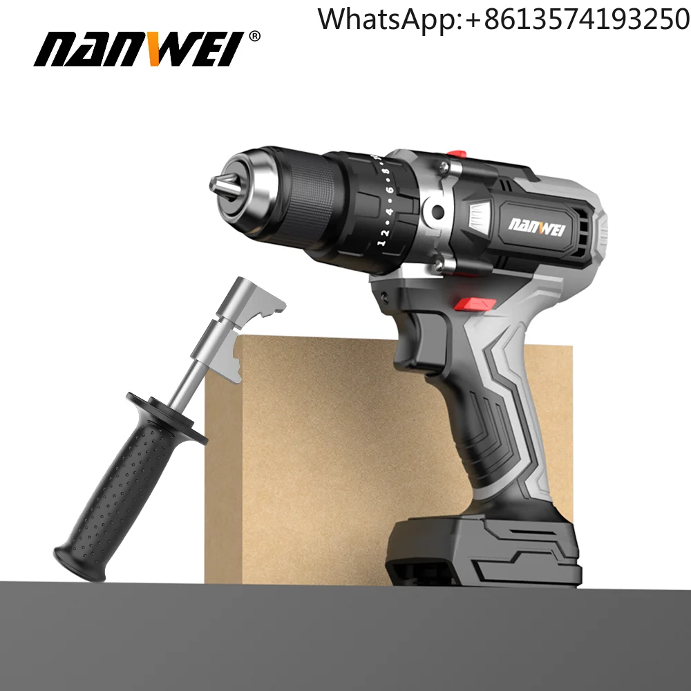 

21V Variable Speed 800W Cordless Drill Impact Tool Set Brushless Motor Customizable Support