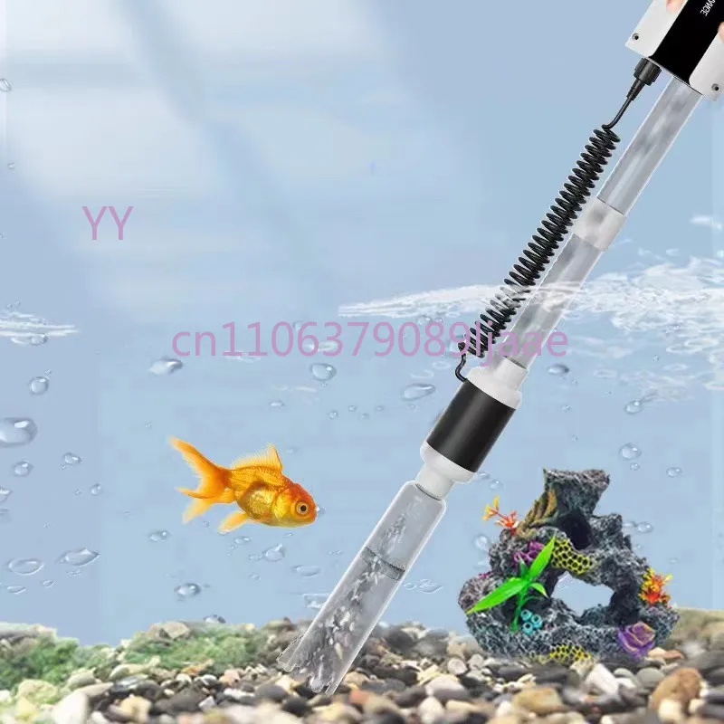 Electric Aquarium Gravel Cleaner Water Change Aquarium Siphon Vacuum Cleaner 15W Adjustable