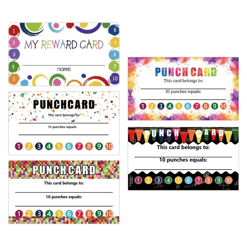 100 PCS Cards 3.5x2Inch Student Behavior Incentive Cards Incentive Loyalty Reward Card for Classroom Teacher