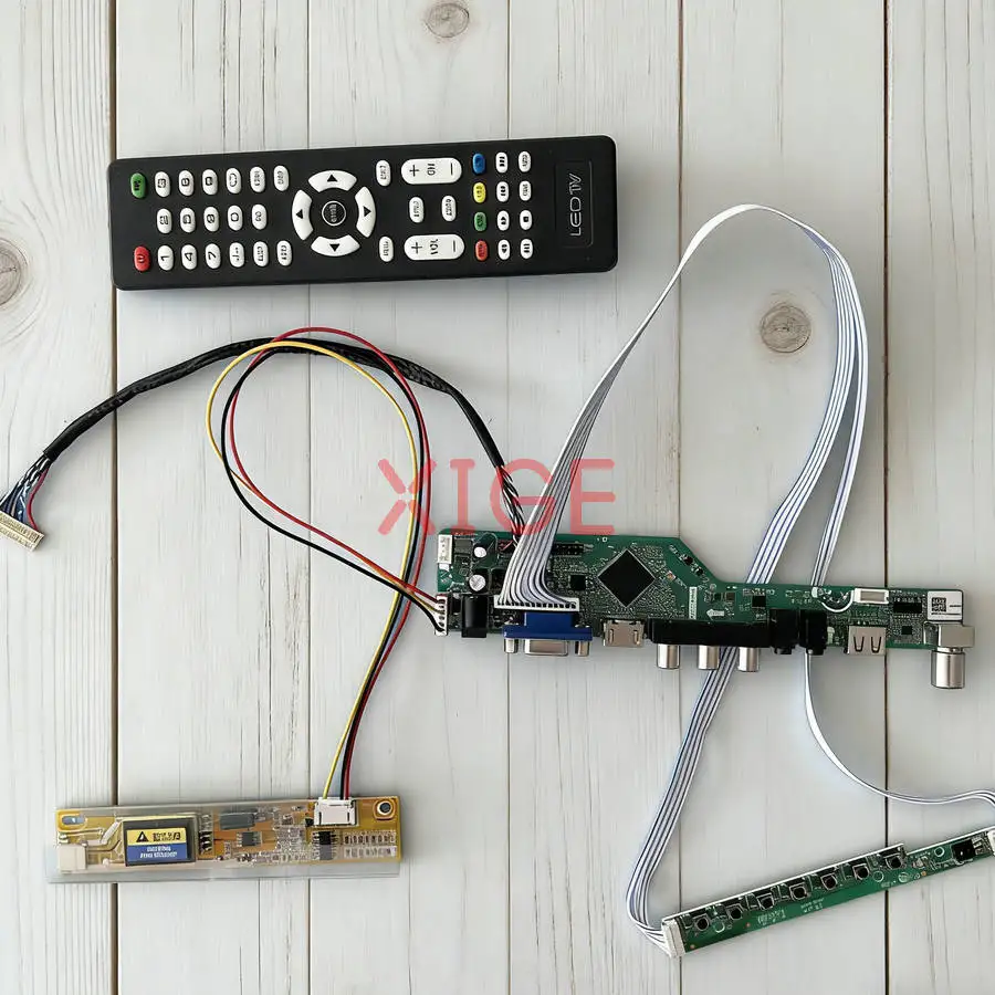 

Matrix Controller Drive Board Fit B150XG01 B150XG02 B150XG07 B150XG05 1CCFL LVDS-30Pin 1024x768 HDMI+VGA+AV+USB 1024*768 DIY Kit