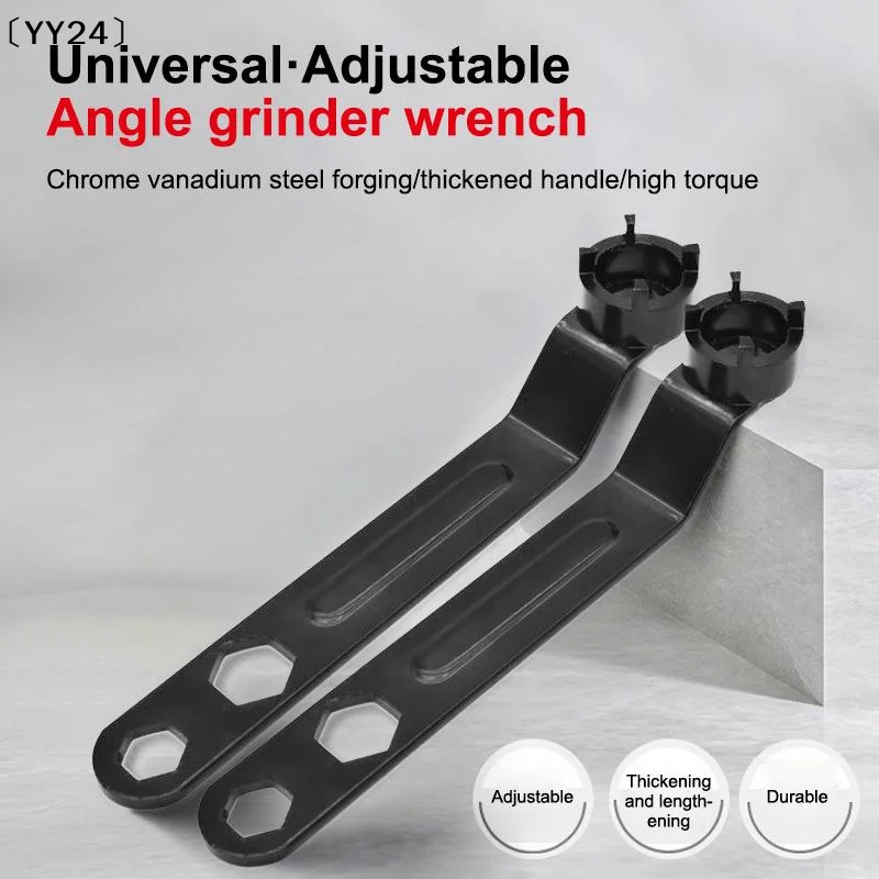 Multifunction Wrench Angle Grinder Four Claw Thickened Disassembly Wrench Adjustment Tool For Grinding Wheel Machine Acces〔YY24〕
