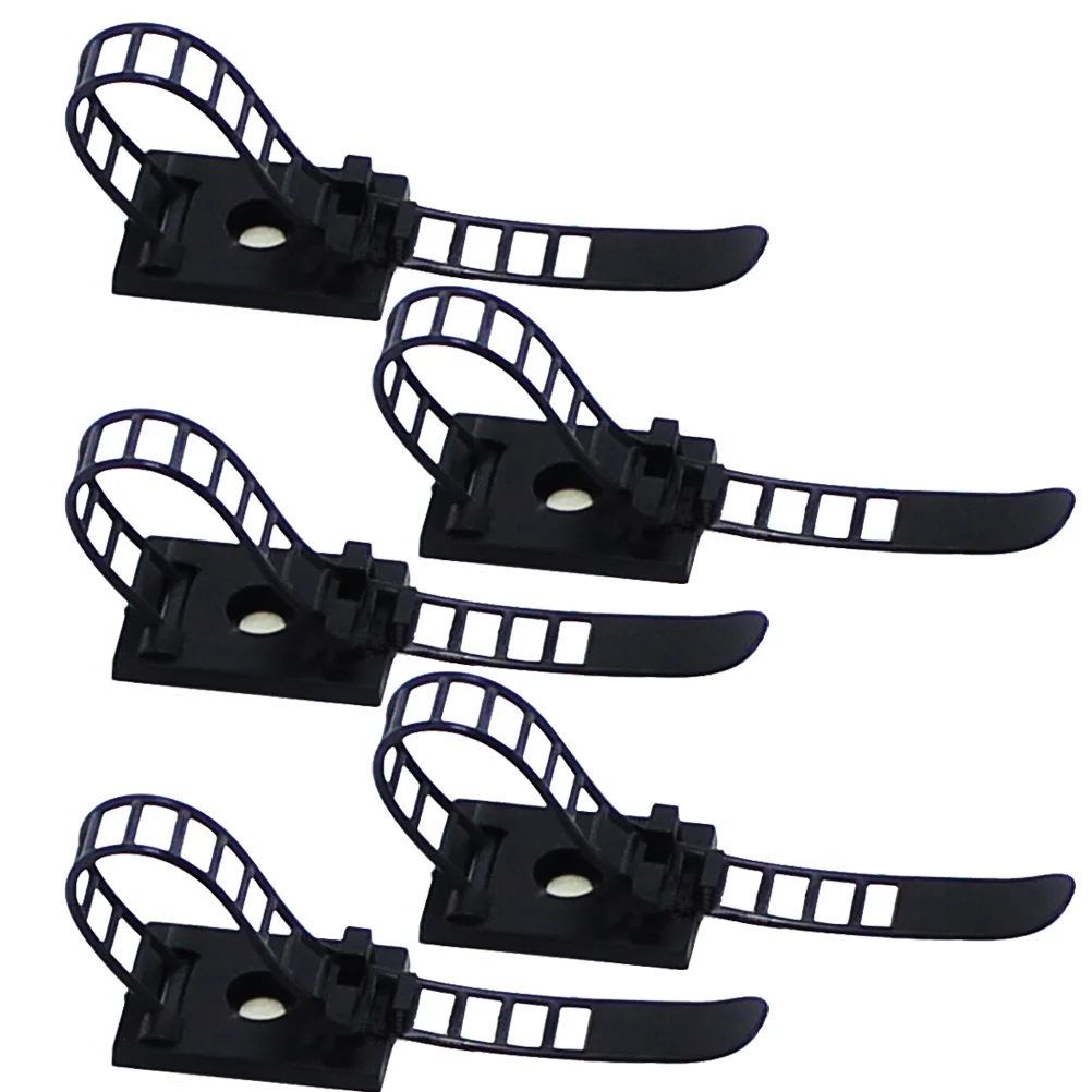 50Pcs Self Adhesive Cable Clips Adjustable Cord Organizers for Home Office Computer Network USB Wire Management Solution