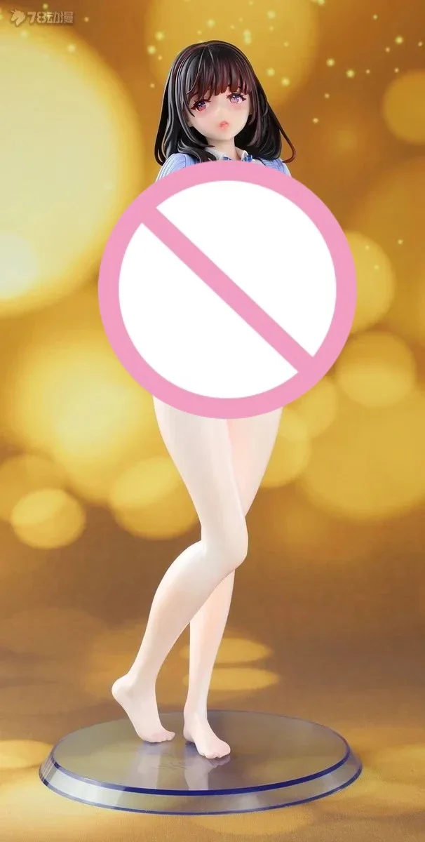 Hapitopi Bathroom Sister - 1/6 Scale PVC Figure with Gaze-Following Eyes & Thermochromic Paint Action Figures toys