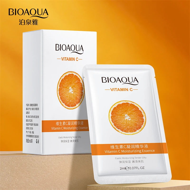 Bioaqua Vitamin C condensate embellish essence hydrating tender skin to improve skin moisturizing facial mask 30Pcs/Set