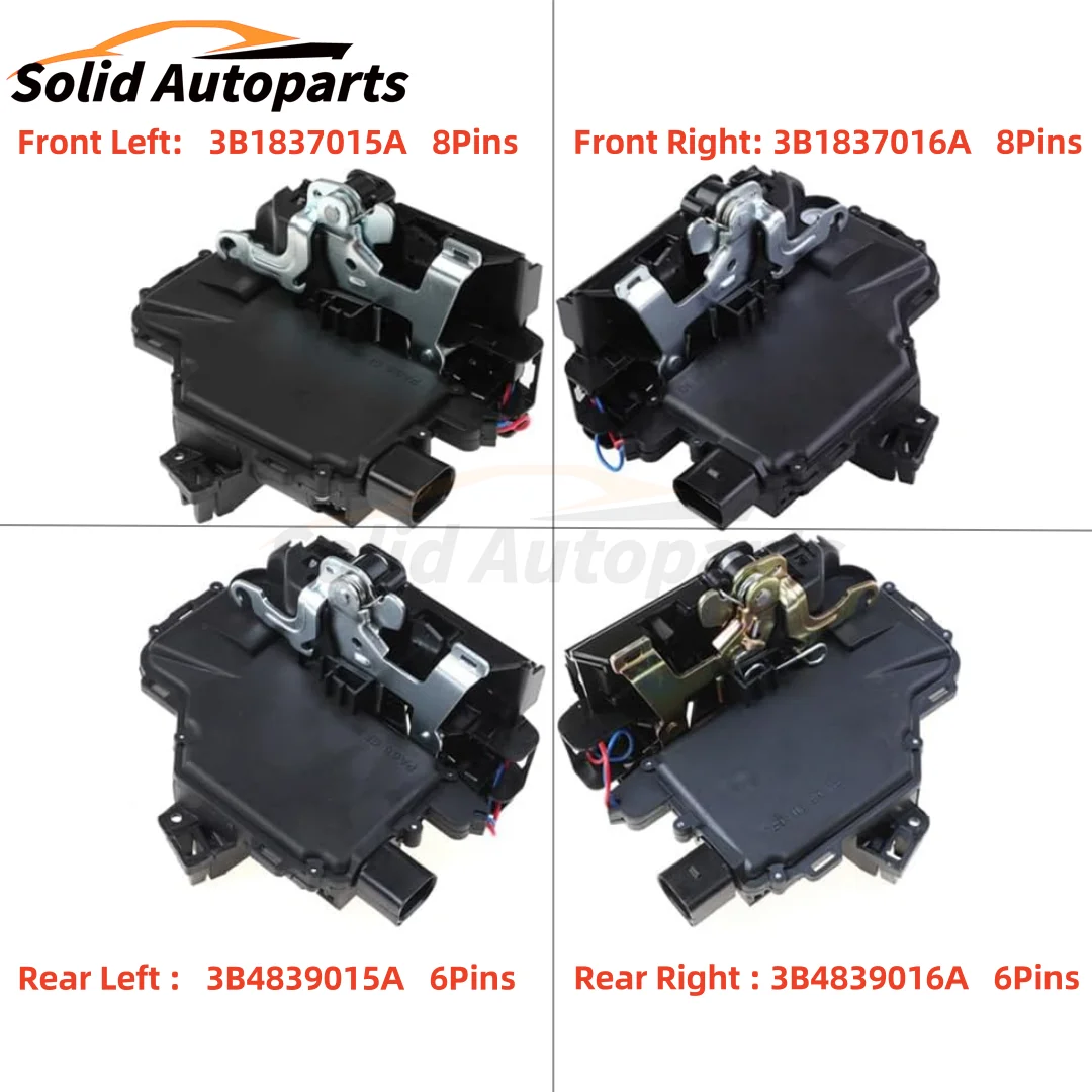 

3B1837015A 3B1837016A Front Rear Left Right Door Lock Actuator For VW Passat B5 Golf IV Jetta MK4 3B4839015A 3B4839016A