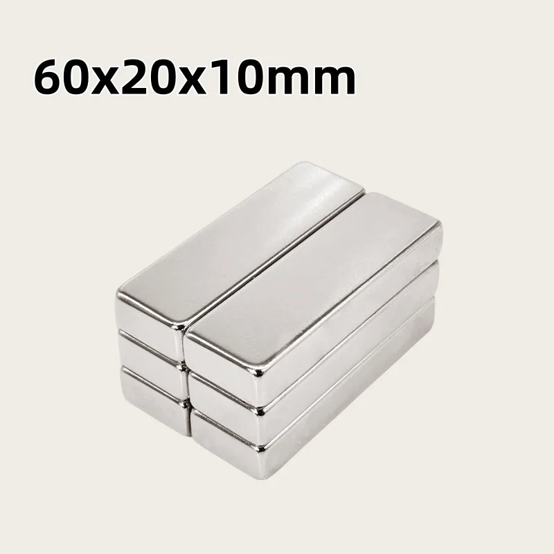 60x20x10mm Big Block Magnet With Self Tape 60x20x10mm Square Magnet 60*20*10 For Home Refrigerators, Offices DIY