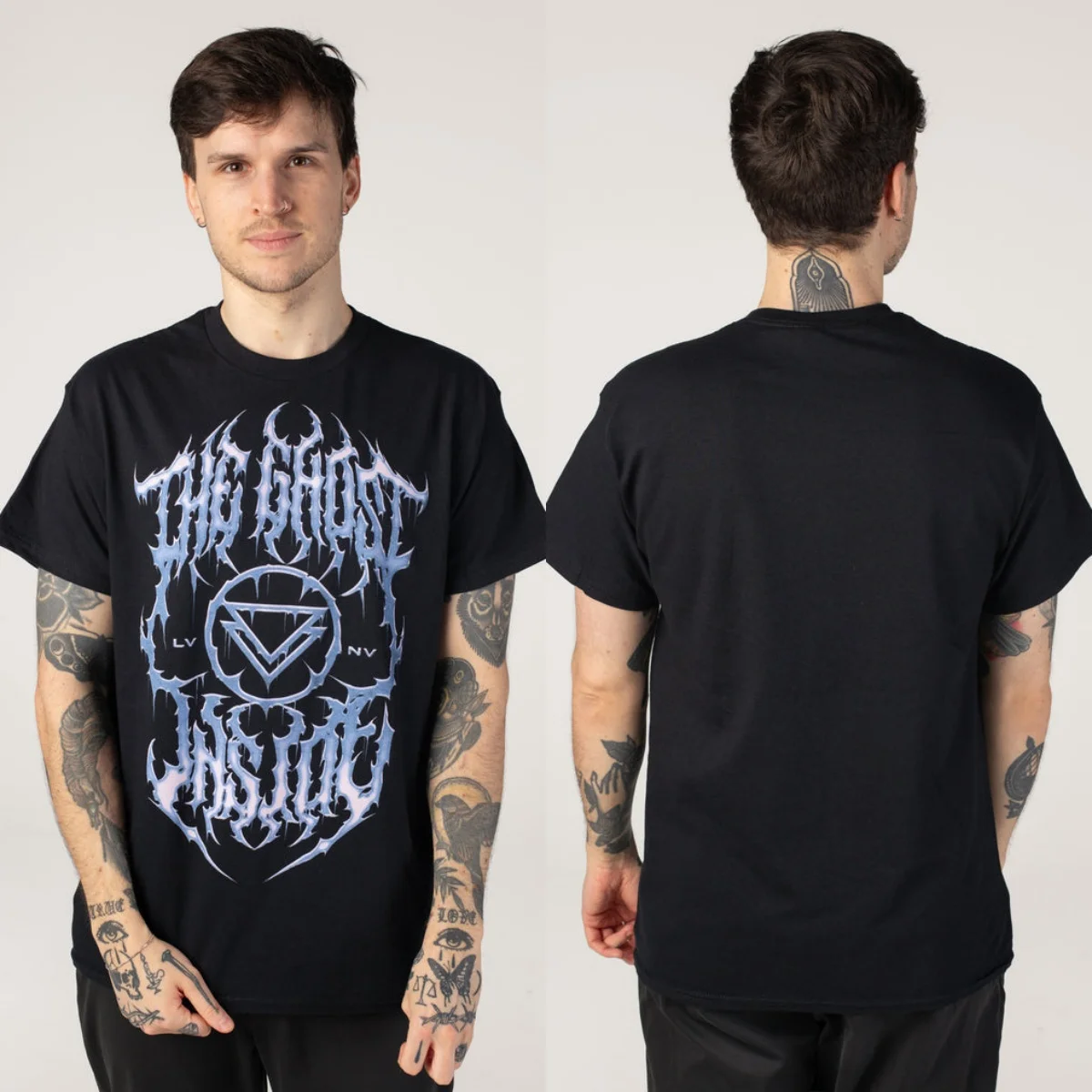Camiseta de algodón con gráfico The Ghost Inside, camiseta Unisex de manga corta de verano, camiseta de marca a la moda, camisetas Vintage informales de lujo