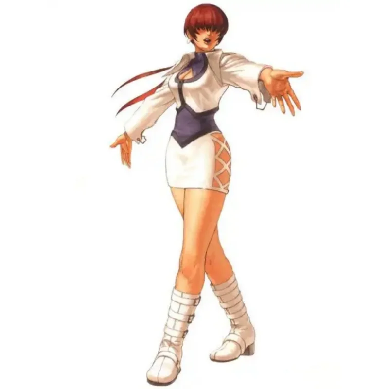 

King of Fighters Shermie 1/24 Scale Resin Figure Model Kit Assemble Miniatures Unassembled Unpainted Collecting Hobby Toys Gifts