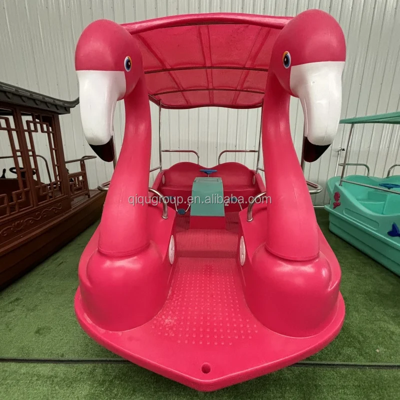 Attractive Water Park Sightseeing Flamingo Water Pedal Boat