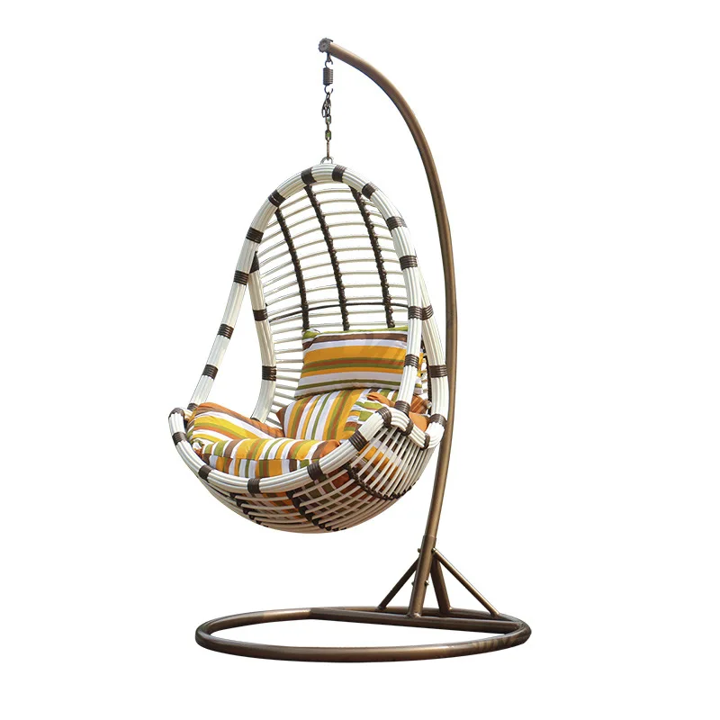 Double rocking chair, rattan chair, single Roman outdoor balcony, indoor bird's nest cradle, swing, courtyard hanging basket