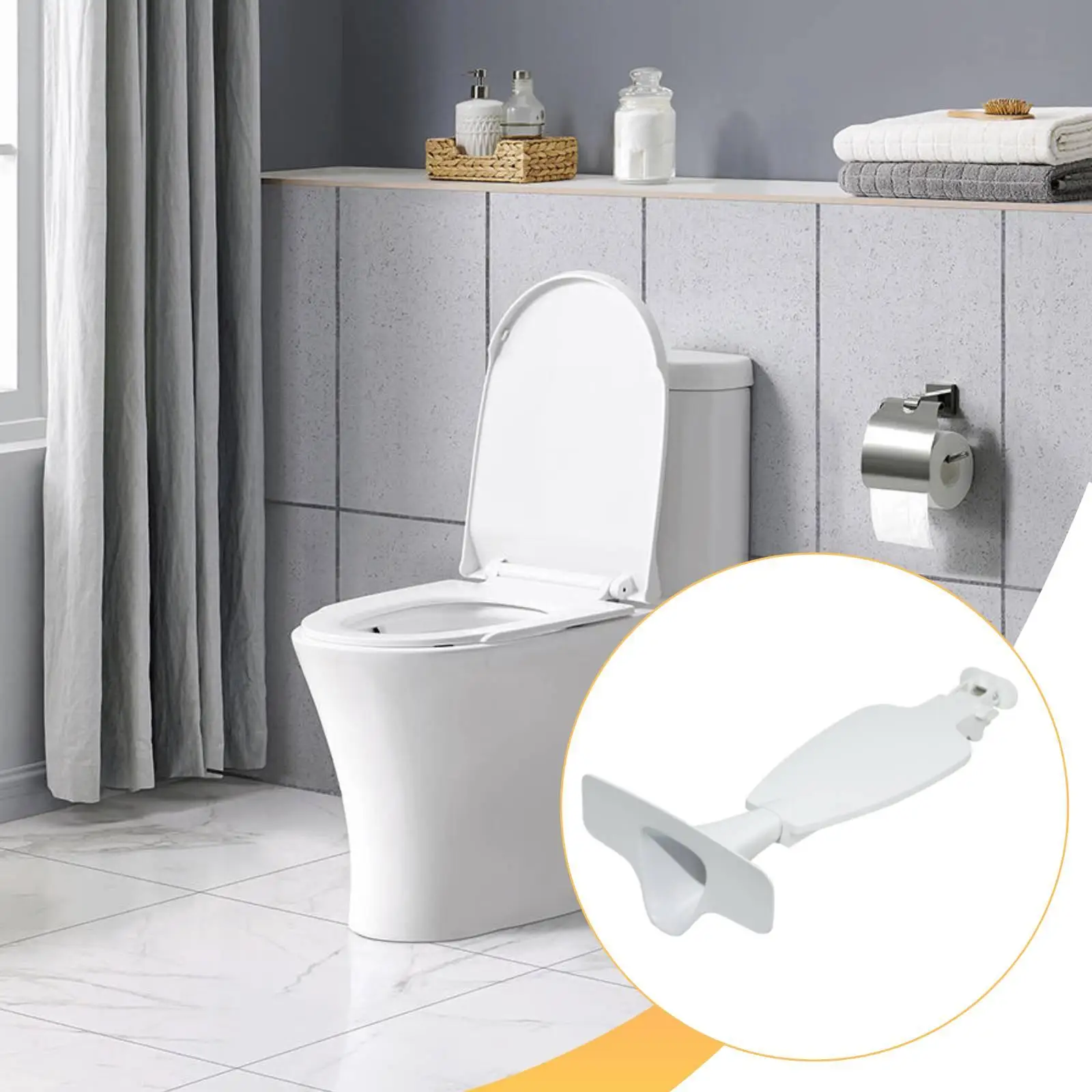 Toilet Urine Splash Guard Quick Installation Sturdy for Accurate Aiming Accessory Removable Wide Trough for Men Adjustable Angle
