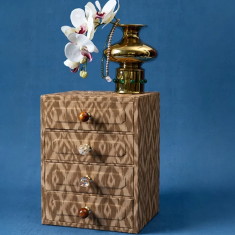 Drawer Jewelry Storage Box Women Necklace Organizer Case Tiger Pattern Ring Collection Boxes Creativity Watch Storages Cases