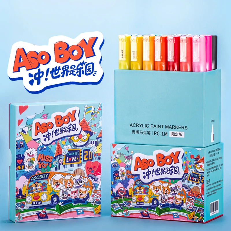 Uni-Stylo de marquage Posca, Édition limitée, Stylo à dessin étudiant, Coloriage pour enfants, Fournitures de graffiti d'art publicitaire bricolage, Nouveau