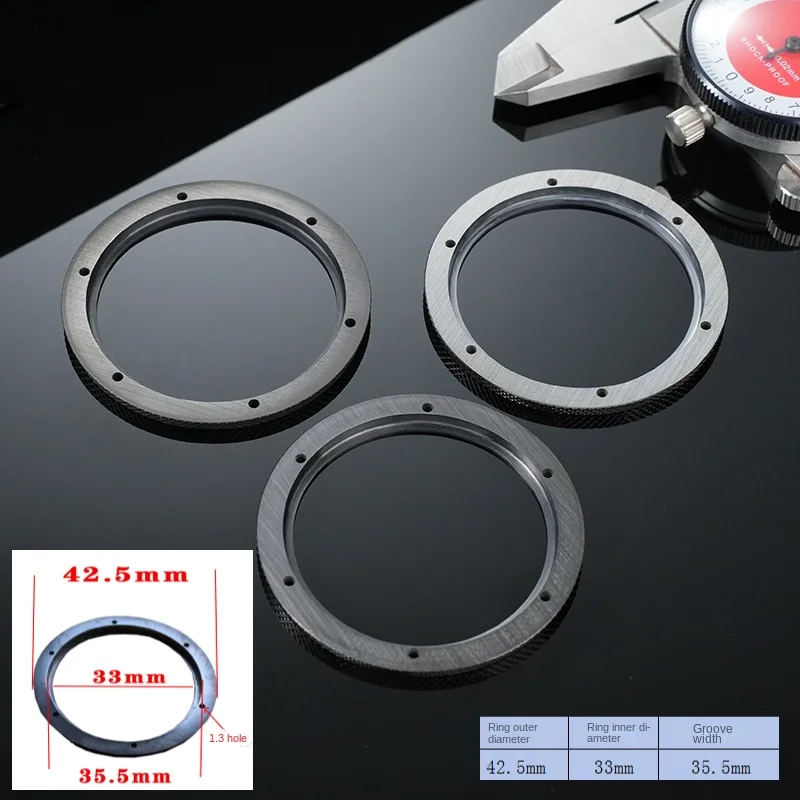 عالية الجودة الأسود مشرق حلقة من السيراميك ساعة الحافة إدراج ل Hublot الانفجار الكبير 301 44 مللي متر الطلب متجمد ساعة أجزاء الحافة الأمامية