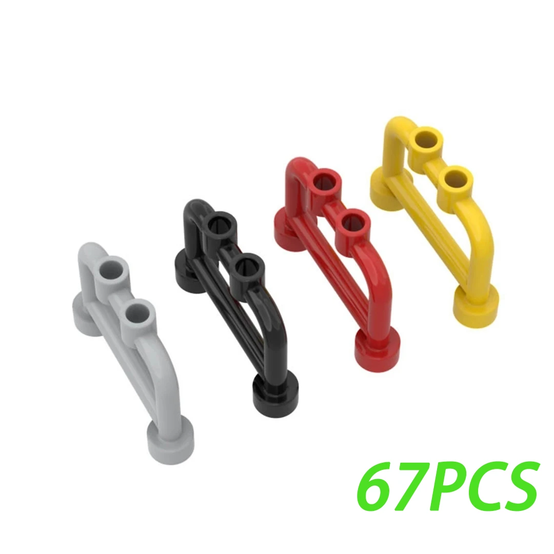 

Building Blocks Parts MOC Classic City Brick 1x4x2 Parapet 4083 DIY Assembles Bricks Toys Housing Fence 50g/67PCS Gifts