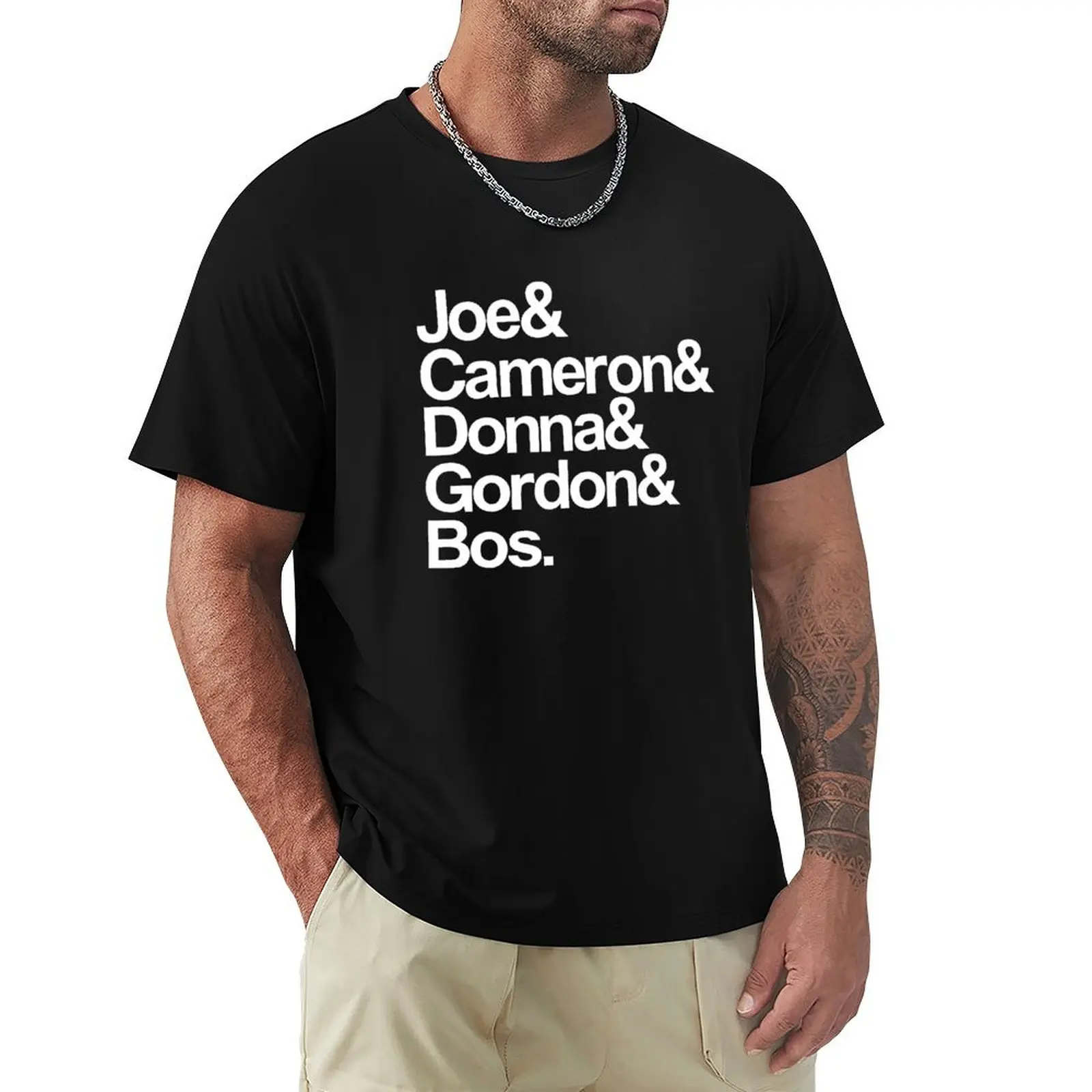 Halt and Catch Fire Character List T-Shirt Casual Daily Graphic Tee